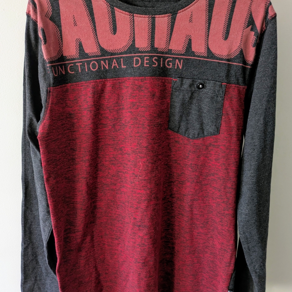 5 For $20 Bauhaus Red and Black Men's Tee